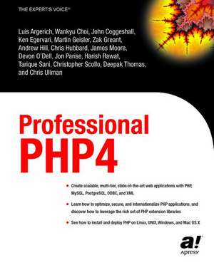 Professional PHP4 de Luis Argerich