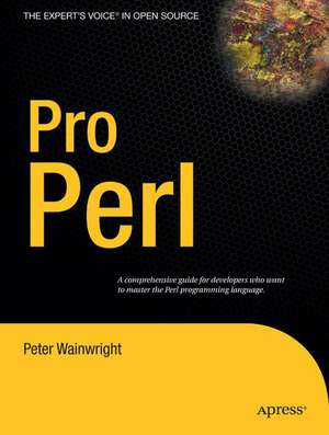 Pro Perl de Peter Wainwright