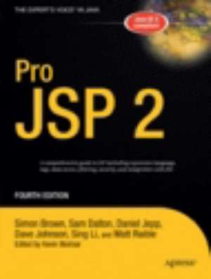 Pro JSP 2 de Simon Brown