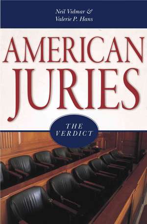 American Juries de Neil Vidmar