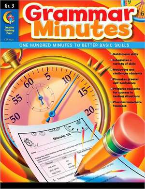 Grammar Minutes Gr. 3 de Carmen S. Jones