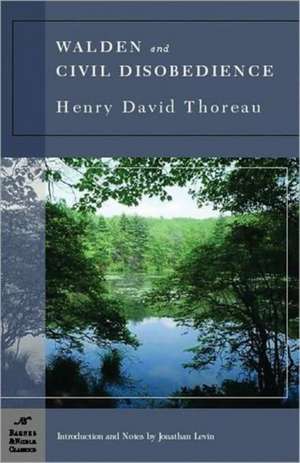 Walden and Civil Disobedience de Henry David Thoreau