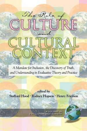 The Role of Culture and Cultural Context in Evaluation de Henry Frierson