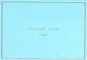 Blue Elegance Thank You 14pk de Peter Pauper Press