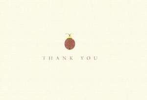 Ladybug Thank You Notes