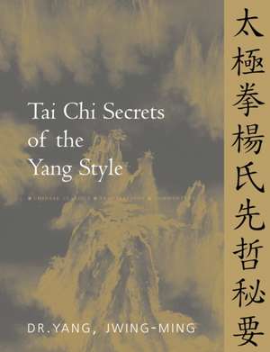 Tai Chi Secrets of the Yang Style de Jwing Ming Yang