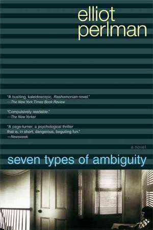 Seven Types of Ambiguity de Elliot Perlman