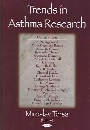 Trends in Asthma Research de Miroslav Tersa