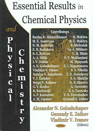 Essential Results in Chemical Physics & Physical Chemistry