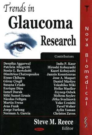 Trends in Glaucoma Research de Steve M. Reece