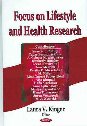 Focus on Lifestyle & Health Research de Laura V. Kinger