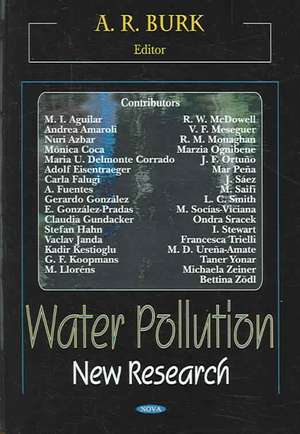 Water Pollution de A. R. Burk