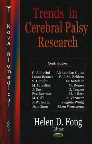 Trends in Cerebral Palsy Research de Helen D. Fong