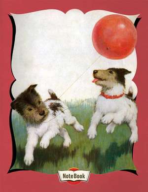 Hello Darling Notebook - Dogs with Balloon de Warren Davis