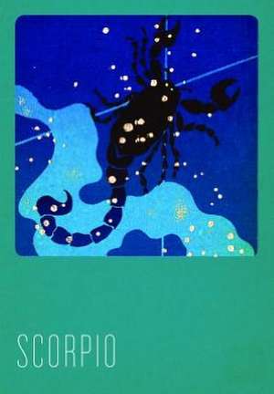 Scorpio Silk Screened Greeting Card de Paul Dubosclard