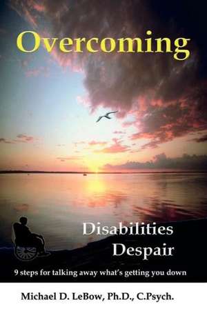 Overcoming Disabilities Despair: 9 Steps for Talking Away What's Getting You Down de Michael D. LeBow