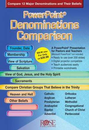 Denominations Comparison PowerPoint de Rose Publishing