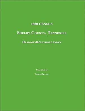 1880 Census: Shelby County, Tennessee. Head-Of-Household Index de Samuel Sistler