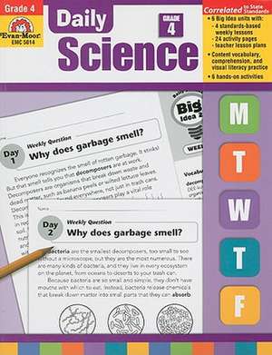 Daily Science Grade 4 Te de Evan-Moor Educational Publishers