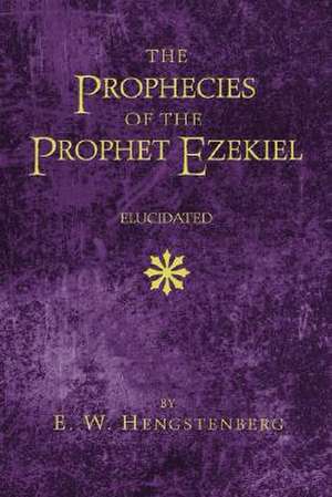 The Prophecies of the Prophet Ezekiel Elucidated de E. W. Hengstenberg