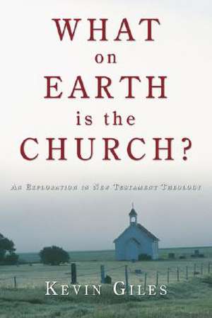 What on Earth Is the Church?: An Exploration in New Testament Theology de Kevin Giles