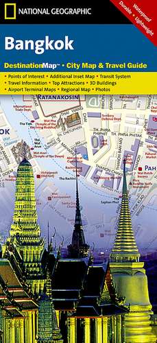 Bangkok: Destination City Maps de National Geographic Maps