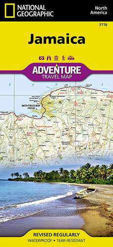 Jamaica: Travel Maps International Adventure Map