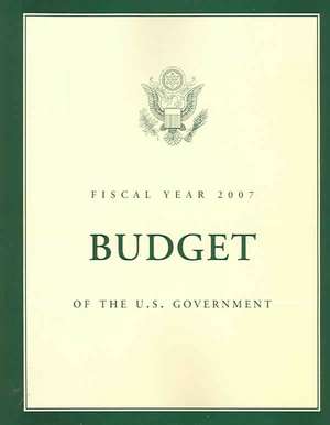 Budget of the U.S. Government: Fiscal Year de Executive Office of the President