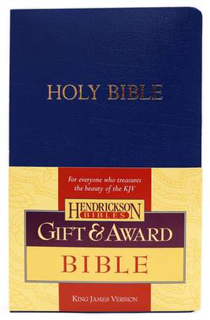 Gift & Award Bible-KJV: Grid or Gridlock? de Hendrickson Publishers