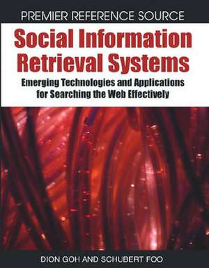 Social Information Retrieval Systems de Schubert Foo