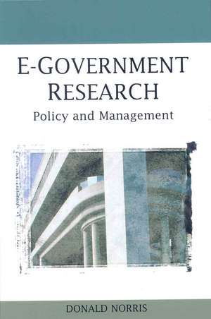 E-Government Research de Donald Norris