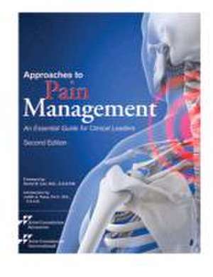 Approaches to Pain Management: An Essential Guide for Clinical Leaders de Jcr