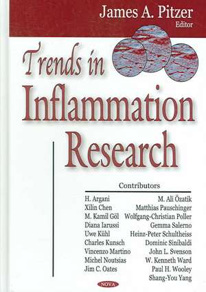 Trends in Inflammation Research de James A. Pitzer