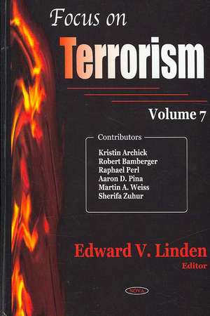 Focus on Terrorism de Edward V. Linden