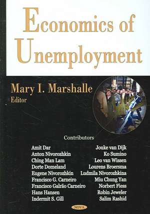 Economics of Unemployment de Mary I. Marshalle