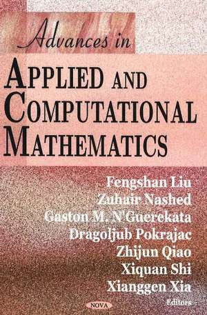 Advances in Applied & Computational Mathematics de Fengshan Liu