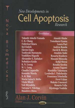 New Developments in Cell Apoptosis Research de Alan J. Corvin