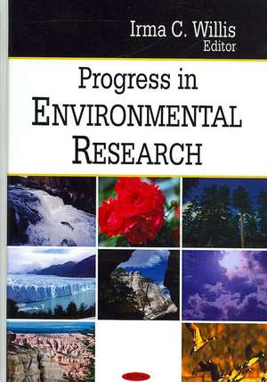 Progress in Environmental Research de Irma C. Willis