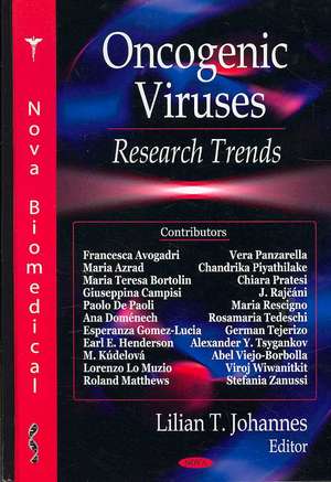 Oncogenic Viruses de Lilian T. Johannes