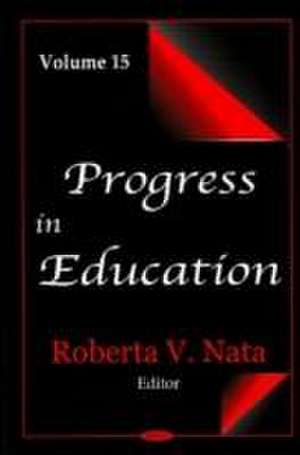 Progress in Education de Roberta V. Nata