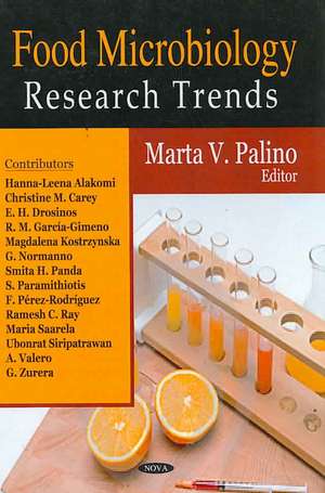 Food Microbiology Research Trends de Lyndal S. Whitnall