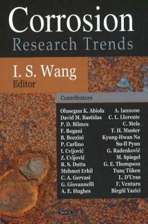 Corrosion Research Trends de I.S. Wang