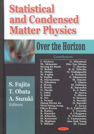 Statistical and Condensed Matter Physics de Shigeji Fujita