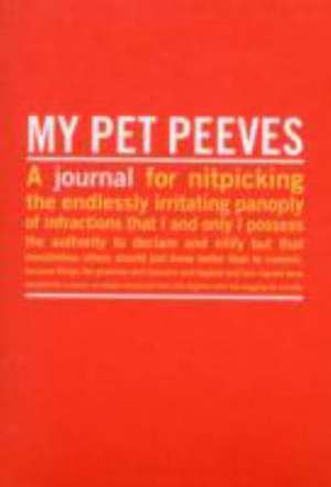 Knock Knock My Pet Peeves Mini Inner-Truth Journal