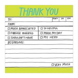 Hand-Lettered Lined Pad-Small