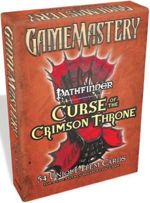 Pathfinder Chronicles Item Cards: Curse Of The Crimson Throne Deck de Paizo Staff