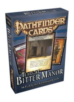 Pathfinder Campaign Cards: Tears at Bitter Manor de Paizo Staff