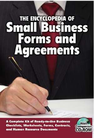 Encyclopedia of Small Business Forms & Agreements de Martha Maeda