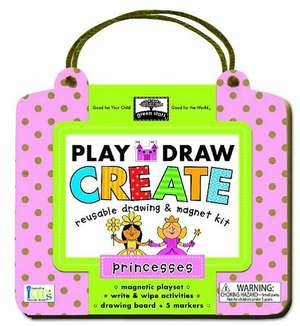 Greenstart Play, Draw, Create Princess: Reusable Drawing & Magnet Kit de Ikids