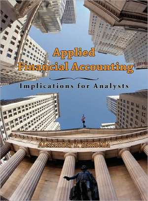 Applied Financial Accounting de Alexander J. Sannella